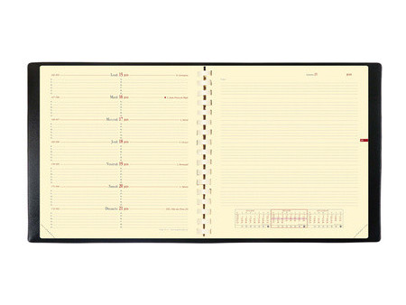 QUO VADIS Agenda 'NOTE 16 S Prestige', 2027, Impala, noir