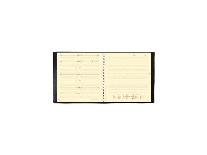 QUO VADIS Agenda 'NOTE 16 S Prestige', 2027, Impala, noir