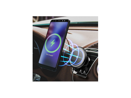 LogiLink Support magnétique de smartphone pour voiture, rond