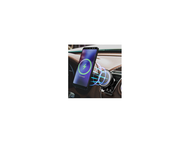 LogiLink Support magnétique de smartphone pour voiture, rond