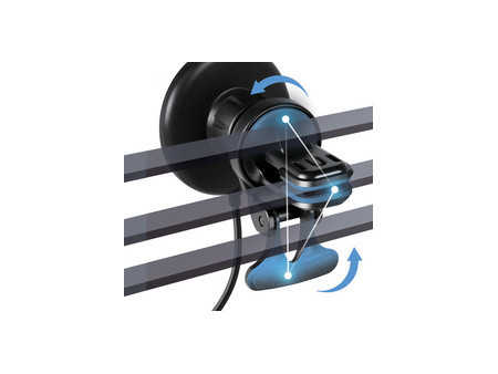 LogiLink Support magnétique de smartphone pour voiture, rond
