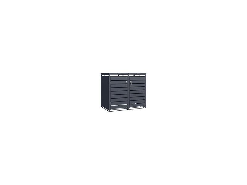 phoenix Abri de poubelle GB2213AAK, 2 portes, anthracite