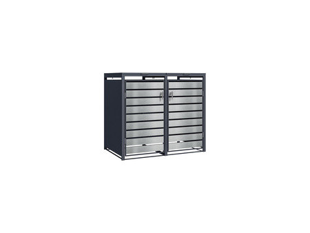 phoenix Abri de poubelle GB2213AAK, 2 portes, anthracite