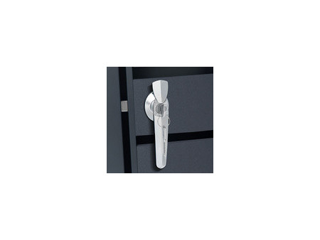 phoenix Abri de poubelle GB44260AWK, 4 portes, aspect bois