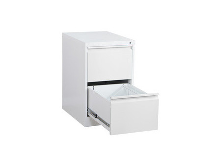 phoenix Armoire à dossiers FC1002GBK, 2 tiroirs, gris/bleu