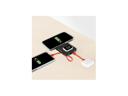 LogiLink Powerbank magnétique, 10.000 mAh, USB-A/USB-C