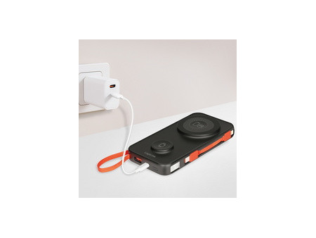 LogiLink Powerbank magnétique, 10.000 mAh, USB-A/USB-C