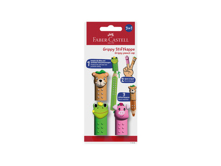 FABER-CASTELL Capuchon Grippy, set de 3 Hello