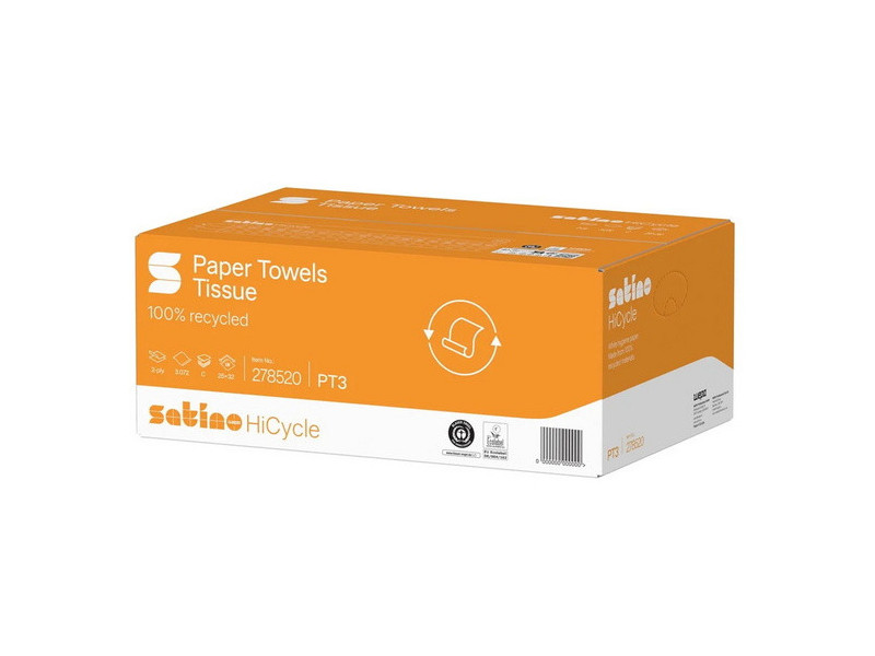 satino by wepa Papier essuie-mains HiCycle, 250 x 320 mm