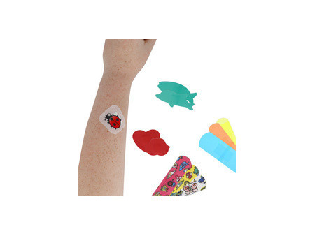 FIRST AID ONLY Pansement pour enfants, boîte plastique de 45