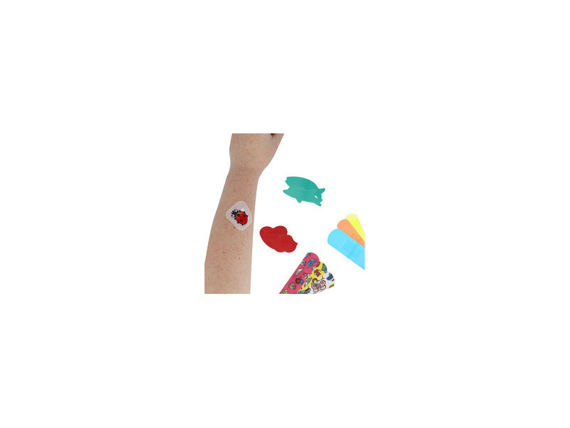 FIRST AID ONLY Pansement pour enfants, boîte plastique de 45