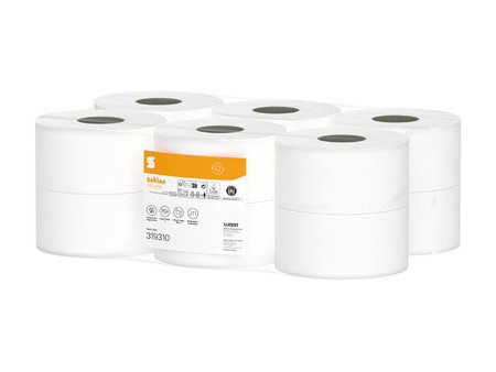 satino by wepa Papier toilette grand rouleau HiCycle, 180 m