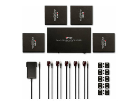 LINDY 70m Cat.6 4 Port HDMI 18G Splitter
