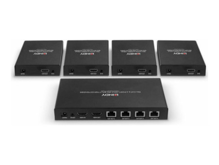 LINDY 70m Cat.6 4 Port HDMI 18G Splitter