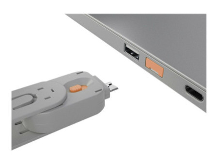 LINDY Clé USB et 4 bloqueurs de ports