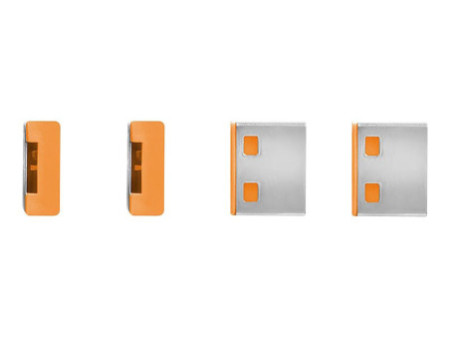 LINDY Clé USB et 4 bloqueurs de ports