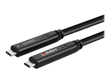 LINDY 10m USB 3.2 Gen 1 & DP 1.4 Type C