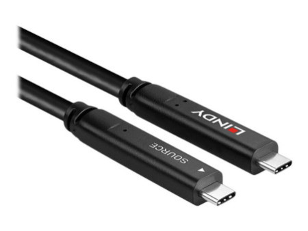 LINDY 10m USB 3.2 Gen 1 & DP 1.4 Type C