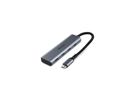 LINDY 4 Port USB 3.2 Gen 2 Type C Hub