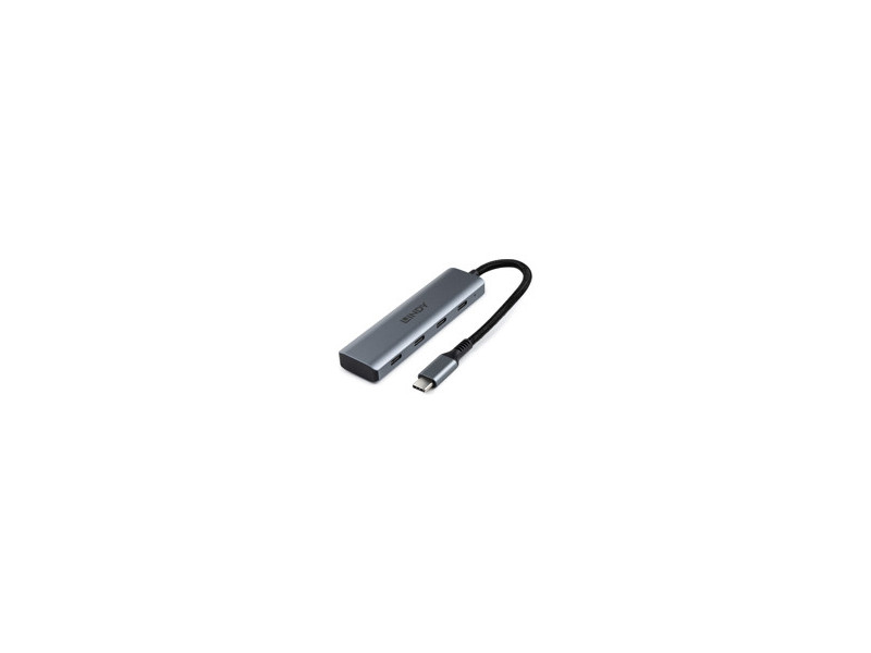 LINDY 4 Port USB 3.2 Gen 2 Type C Hub