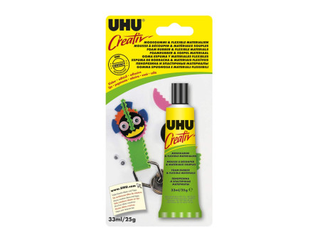 UHU Colle spéciale 'Creativ' pr mousse à découper, tube 33ml
