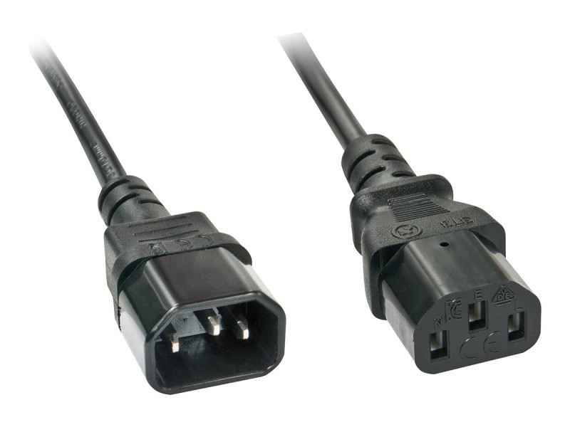LINDY 3m IEC-Extension Cable
