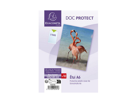 EXACOMPTA Etui de protection Doc Protect, A5, PVC