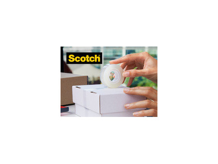 Scotch Ruban adhésif Crystal, 19 mm x 33 m, 3+1 GRATUIT