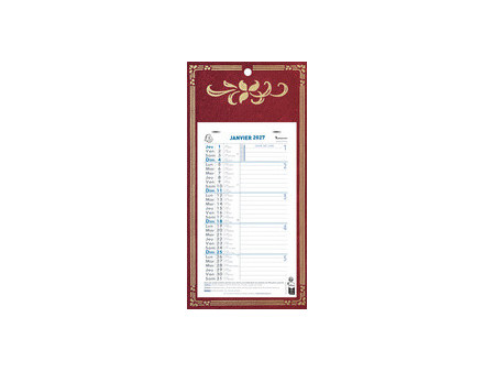 EXACOMPTA Calendrier mural, 130 x 230 mm, fond Skytos, 2027