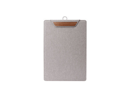 sigel Porte-menu à pince, A5, gris clair / marron
