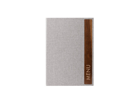 sigel Chemise pour menu avec imprimé, A5, gris clair