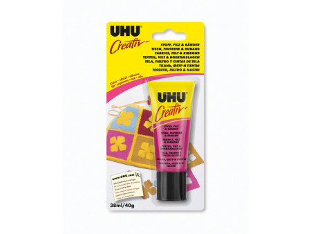 UHU Colle spéciale 'Creativ' pour tissus, feutrine & rubans