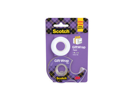Scotch Ruban adhésif pour cadeaux GiftWrap, dévidoir, promo