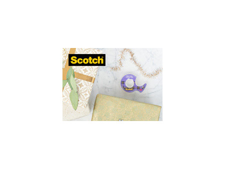 Scotch Ruban adhésif pour cadeaux GiftWrap, dévidoir, promo