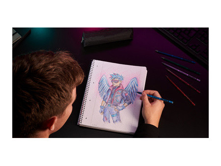 STAEDTLER Crayon de couleur NORIX, étui PROMO de 18