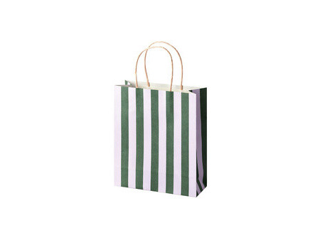 folia Sac en papier 'STRIPES GLOW UP', taille: S