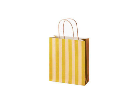 folia Sac en papier 'STRIPES GLOW UP', taille: S