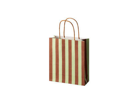 folia Sac en papier 'STRIPES AMORE', taille: M