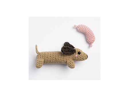 folia Mini-kit de crochet 'SAUSAGE DOG'