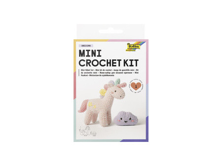 folia Mini-kit de crochet 'UNICORN'