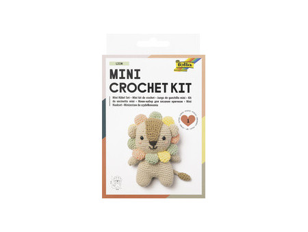folia Mini-kit de crochet 'LION'