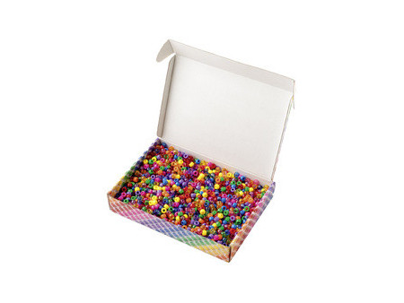 folia Mélange de perles en plastique PASTEL, Jumbobox, 500 g