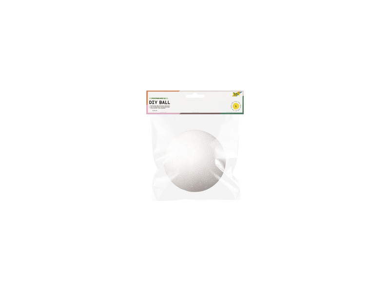 folia Boule en polystyrène M, diamètre: 50 mm, blanc