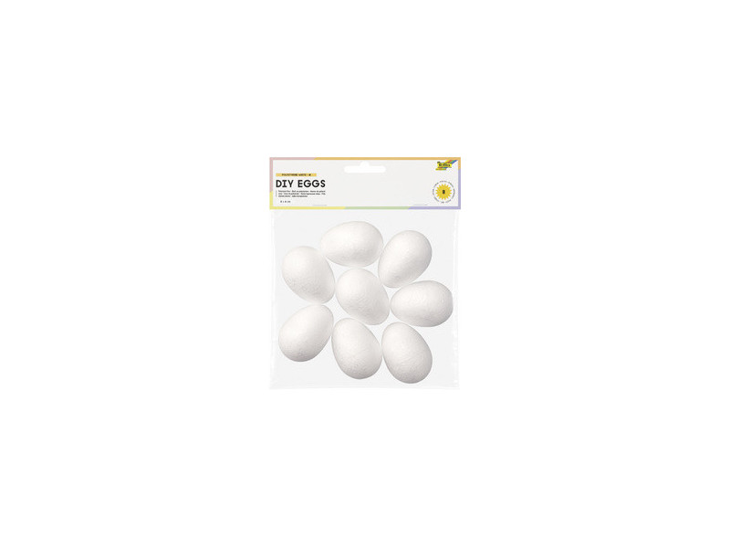 folia Oeuf en polystyrène M, 60 x 40 mm, blanc