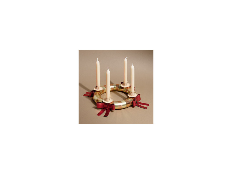 folia Lot d'anneaux en polystyrène, taille assortie, blanc