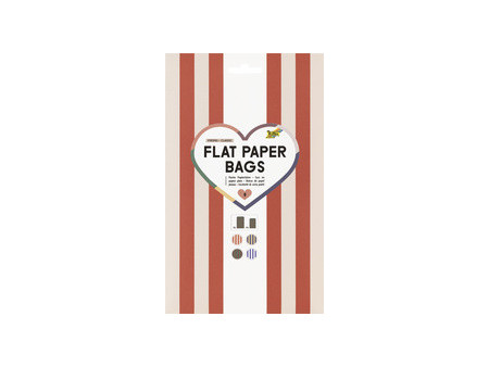 folia Sachet plat Flat Paper Bags Stripes 'CLASSIC'