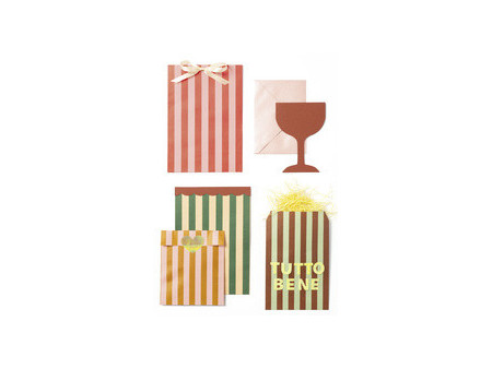 folia Sachet plat Flat Paper Bags Stripes 'CLASSIC'