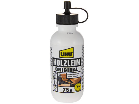 UHU Colle à bois Original D2, sans solvant, bouteille de 75g