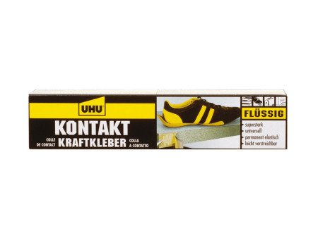 UHU colle forte de contact, fluide, contient du solvant,120g