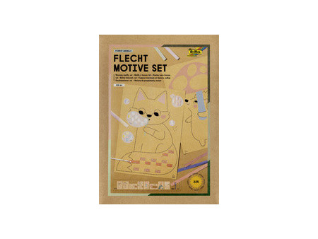 folia Motifs à tresser Safari, 225 pièces